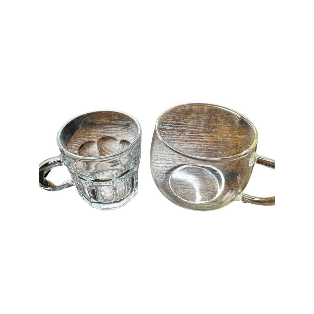 Two Small Glass Cups w/Handles โจ - Picture 4 of 6